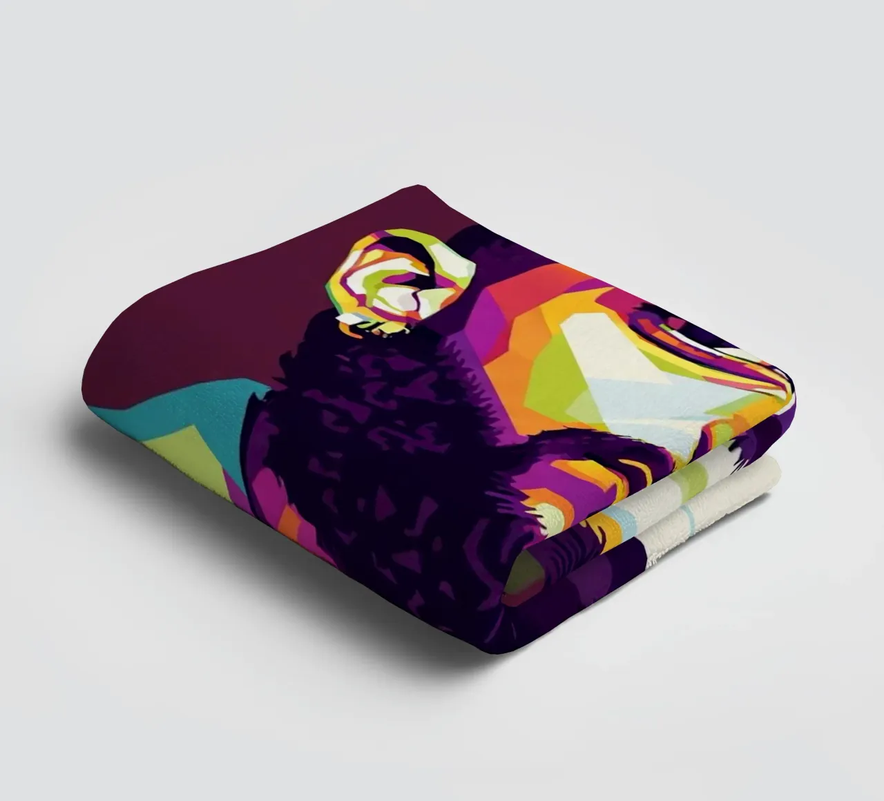 Nipsey Hussle pop art portrait #2 towel by Hantamrata