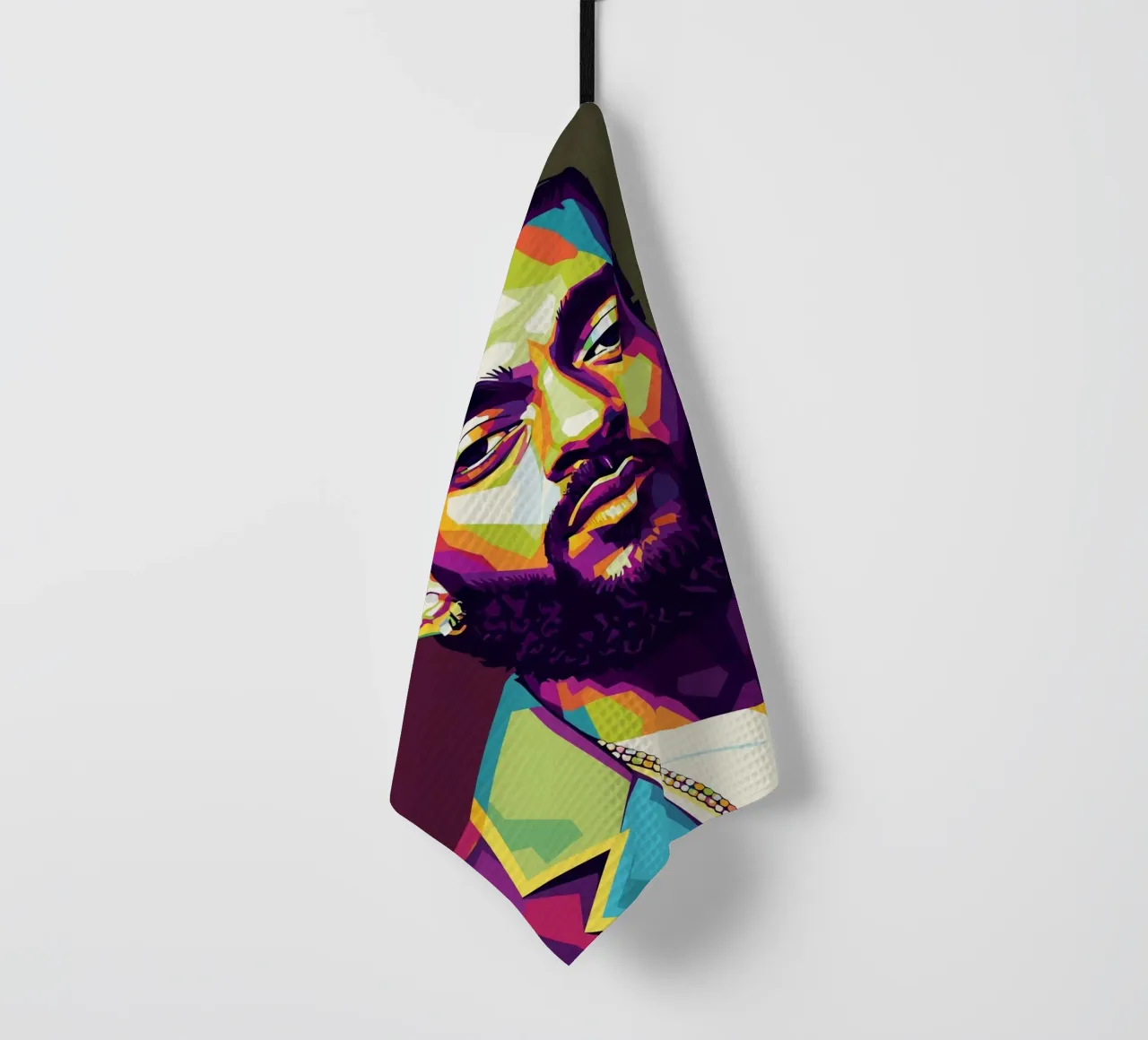 Portrait pop art de Nipsey Hussle #2 torchon de Hantamrata
