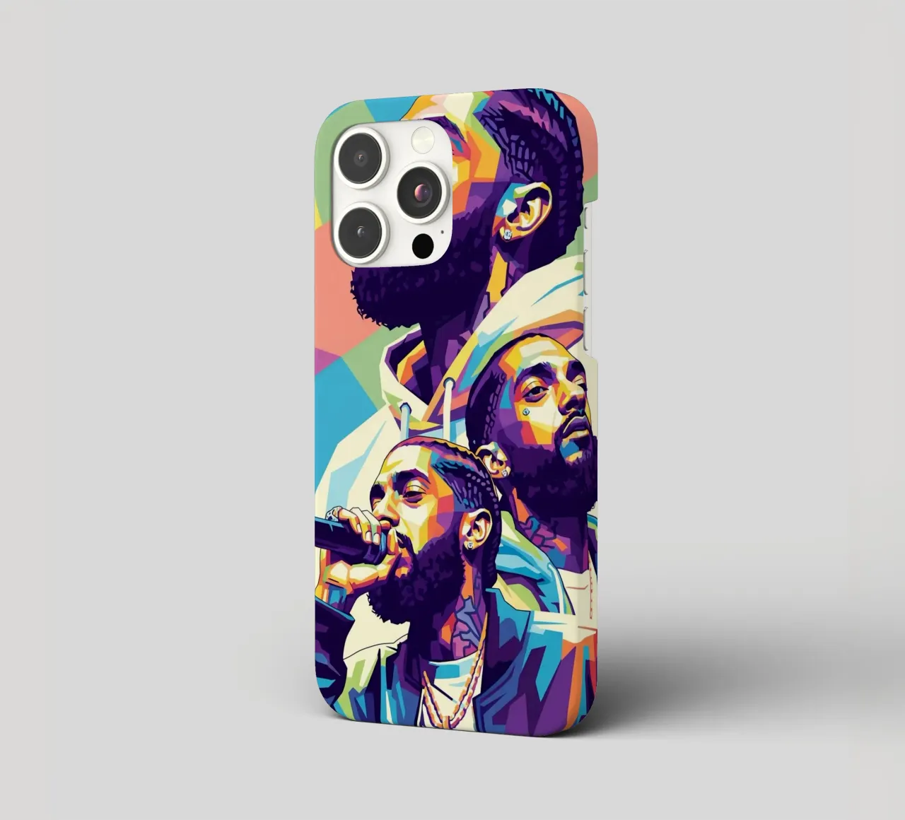 Ritratto pop art di Nipsey Hussle #3 cover iphone da Hantamrata