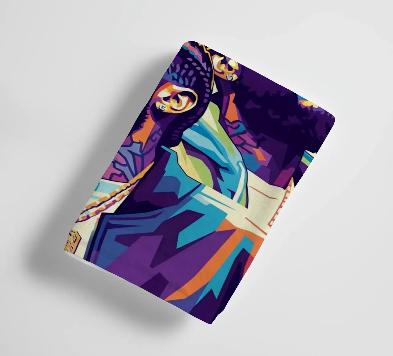 Portrait pop art de Nipsey Hussle #3 serviette de bain de Hantamrata