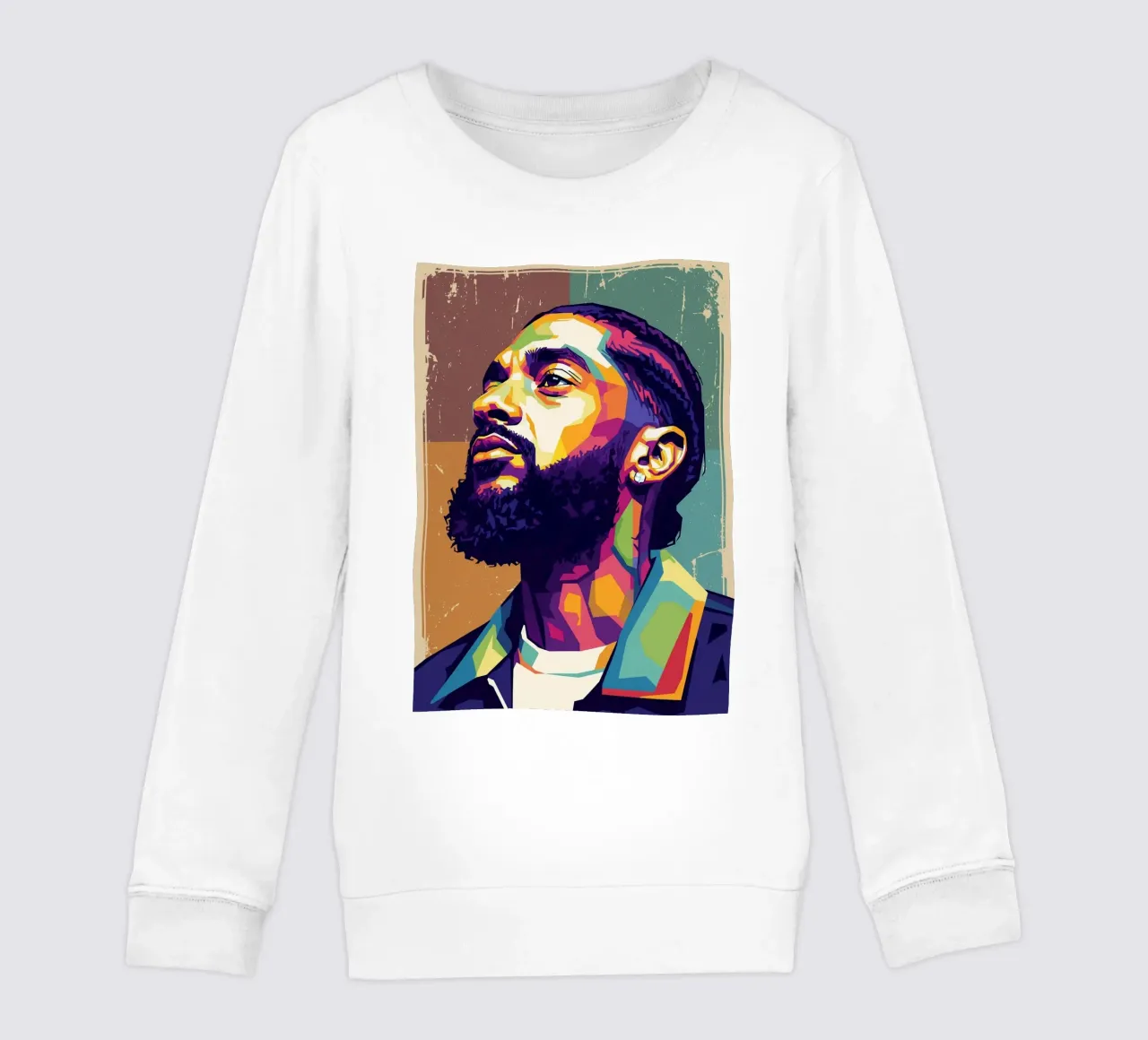 Portrait pop art de Nipsey Hussle #4 sweat enfant de Hantamrata