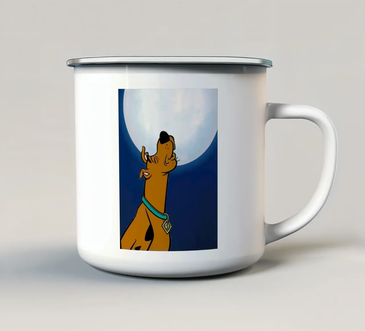 Scooby-Doo tazza in smalto da Dumery Art