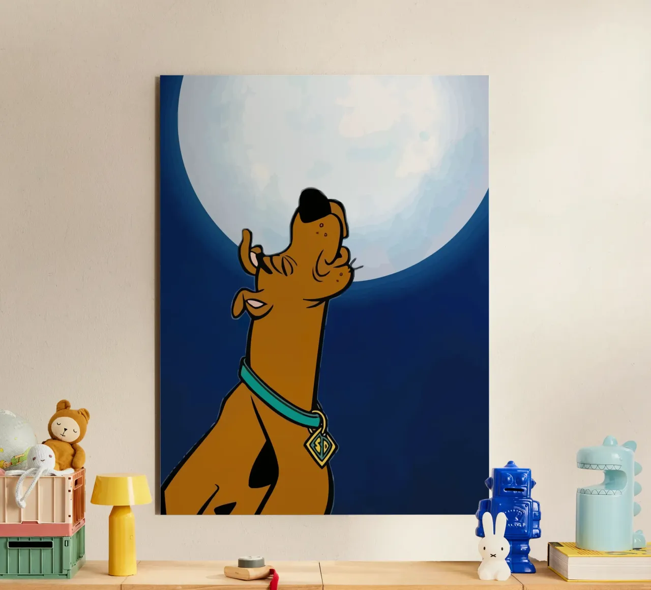 Scooby-Doo alluminio dibond da Dumery Art
