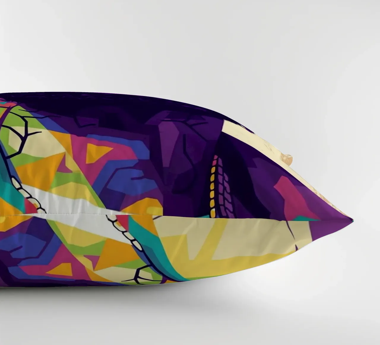 Ritratto pop art di Nipsey Hussle #5 cuscino da Hantamrata