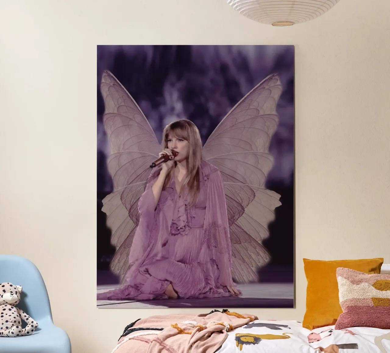 Taylor Swift Sing poster con telaio in plastica da Musadad Shop