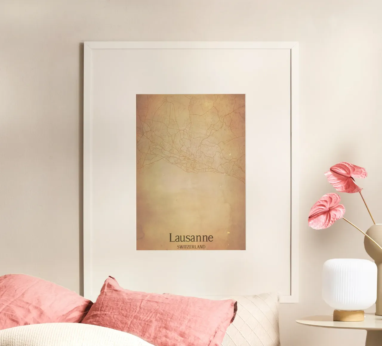 Lausanne SWITZERLAND poster da WorldPrint