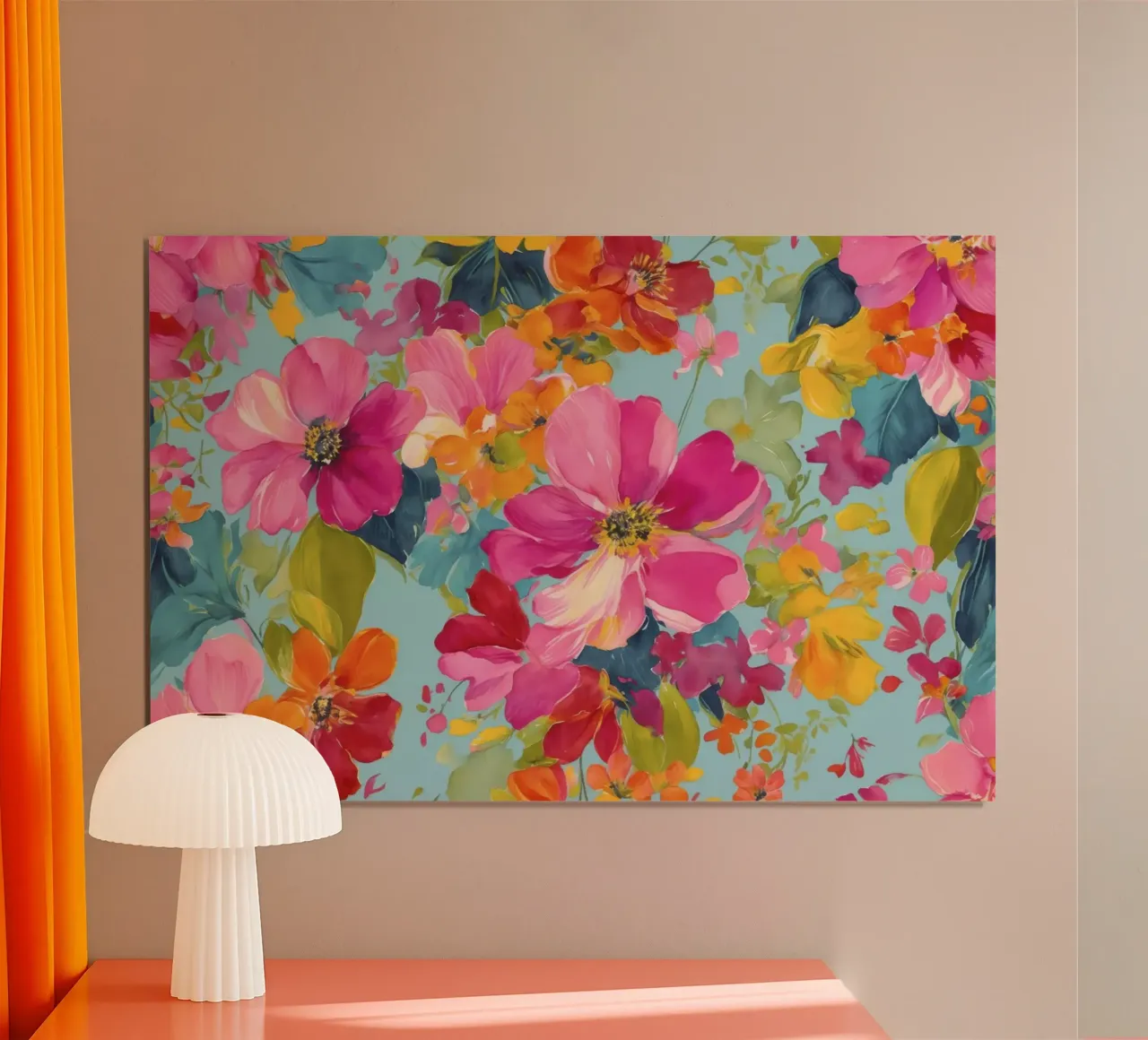 Fiori estivi che sbocciano al sole poster da Andrea Haase Modern Home