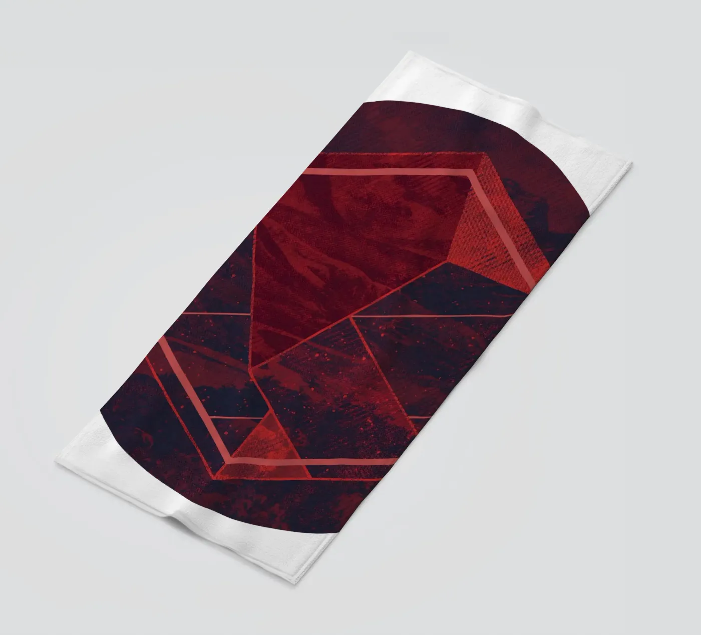 Thinking beach towel by againstbound