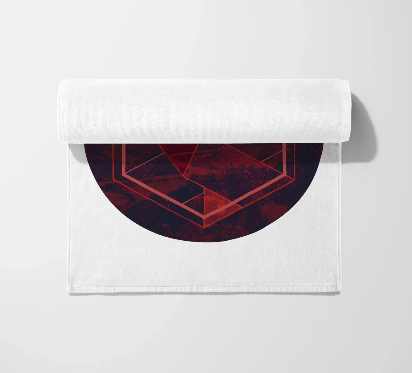 Thinking beach towel by againstbound