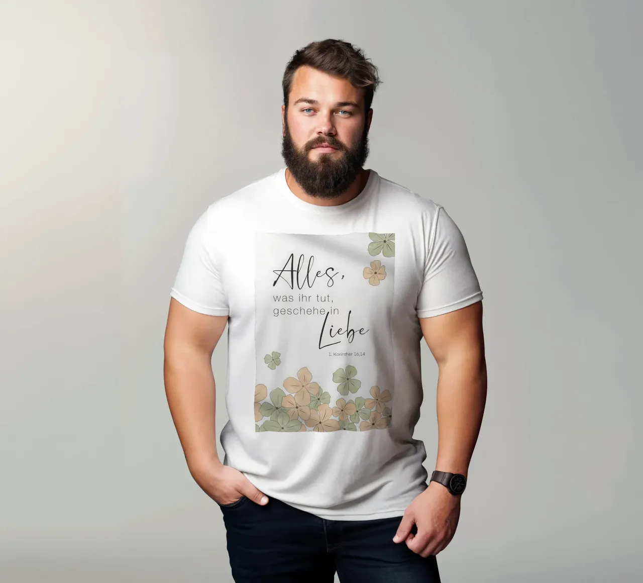 Poster "Fate tutto con amore t-shirt da Isabel Hill