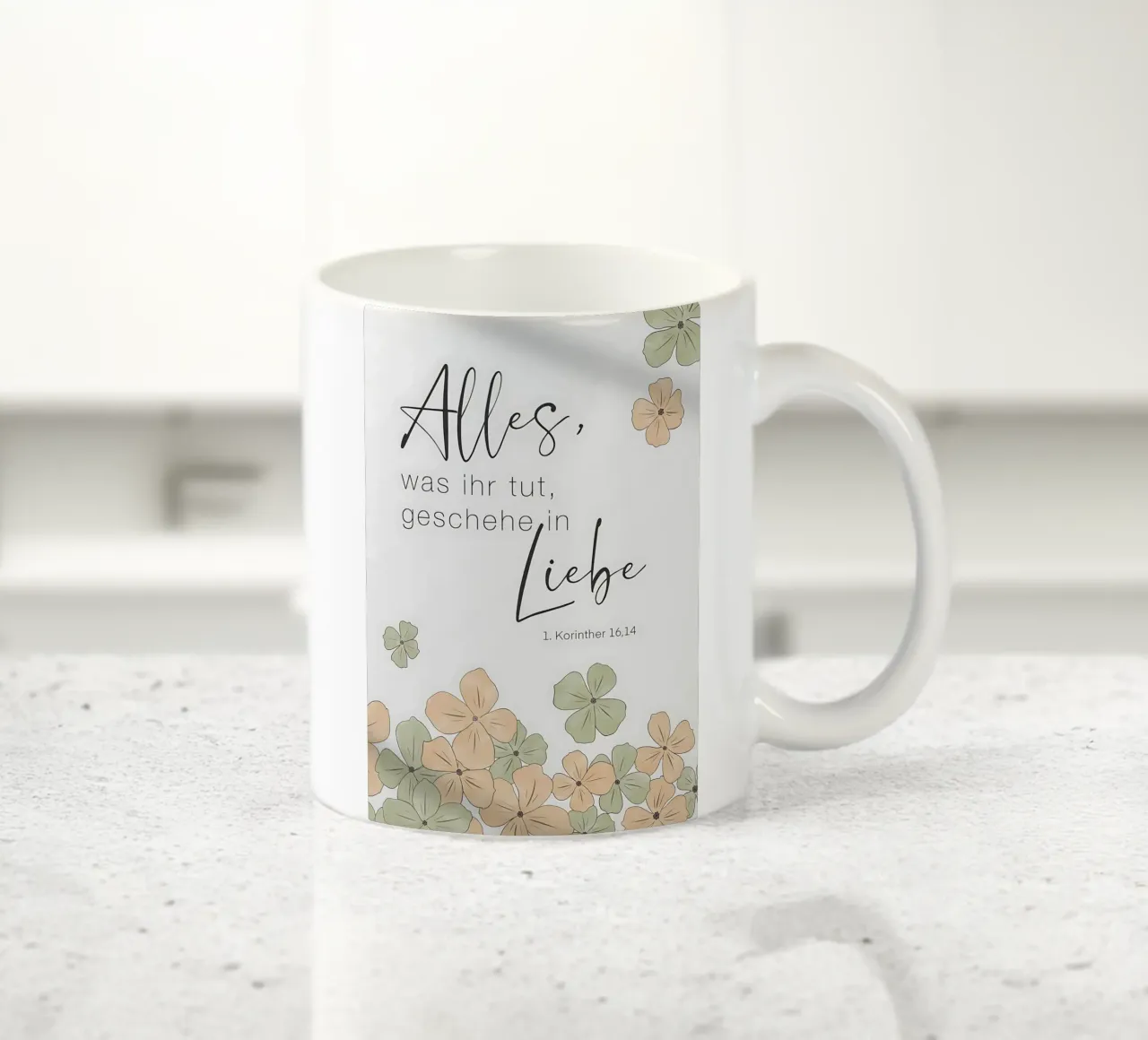 Poster "Fate tutto con amore tazza in ceramica da Isabel Hill