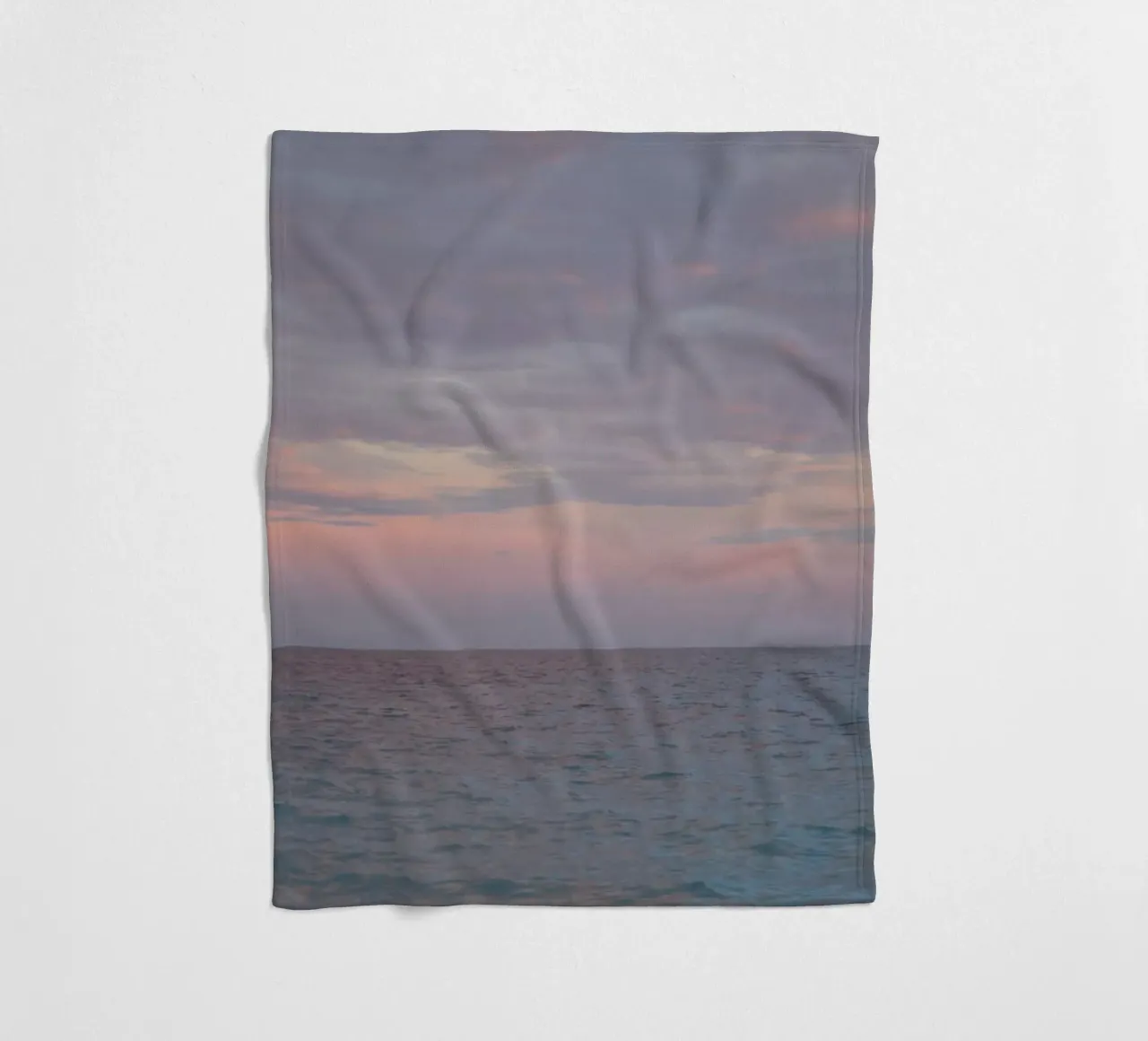 Calm Sea fleece blanket by Hey Vincent