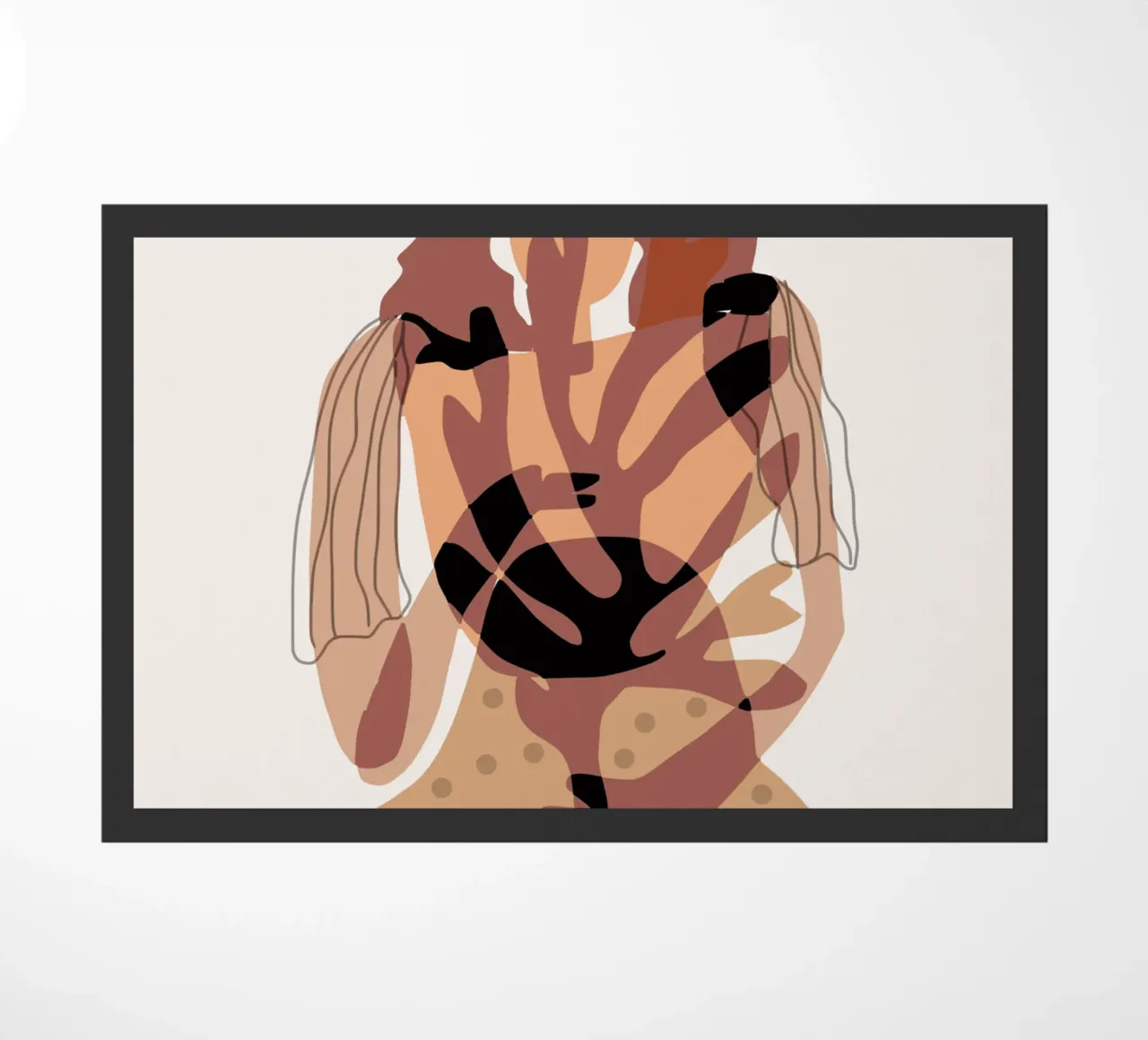 Ragazza e corallo zerbino da Little Dean