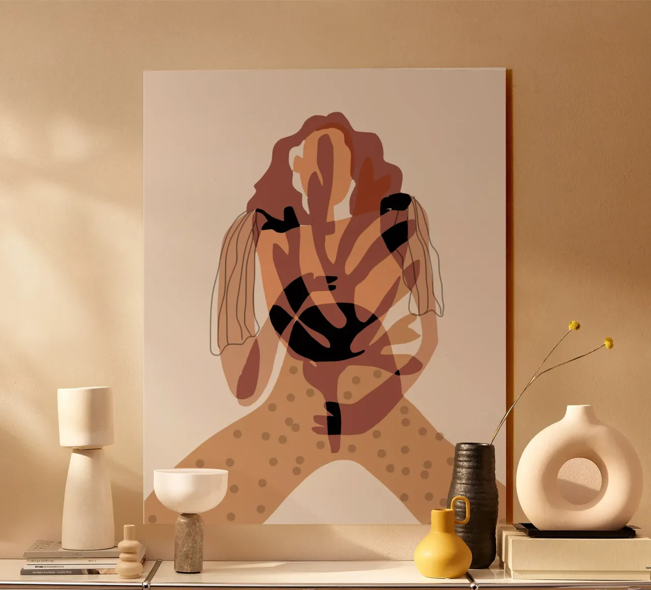 Ragazza e corallo plexiglass da Little Dean