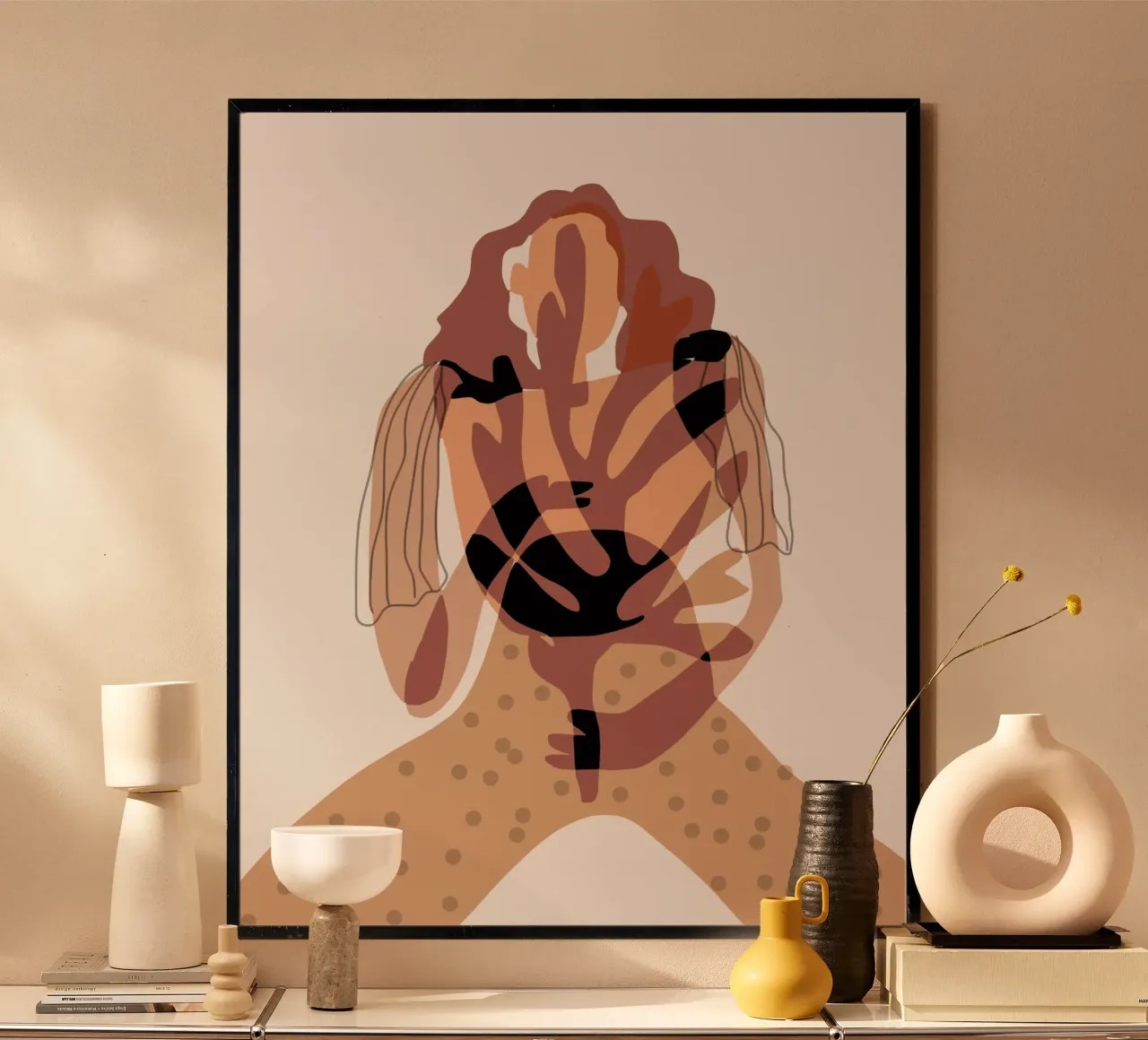 Ragazza e corallo poster da Little Dean