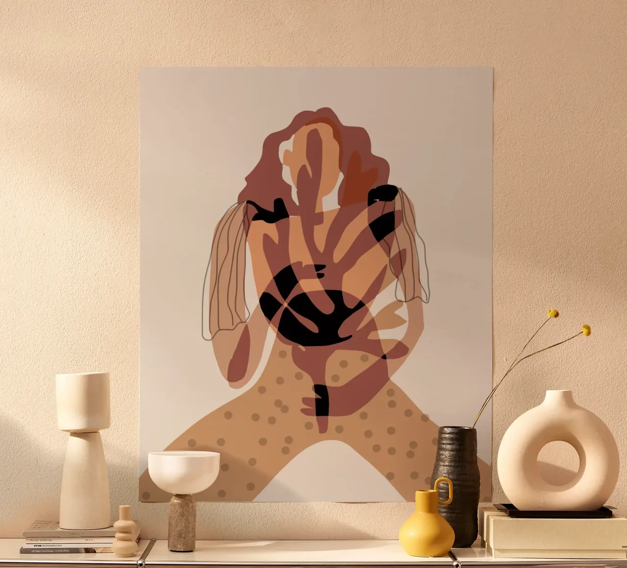 Ragazza e corallo poster da Little Dean
