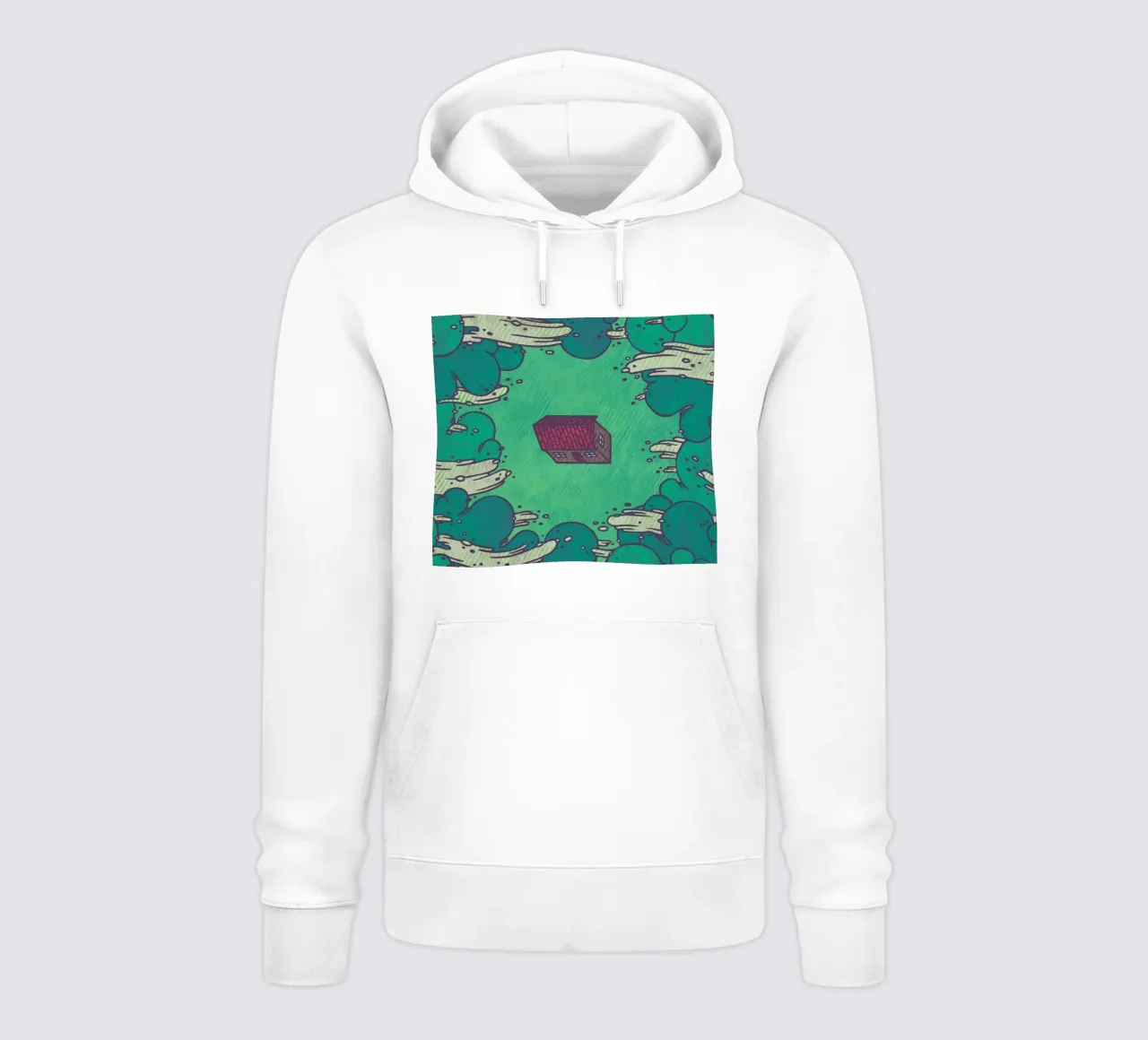 Away From Everything felpa con cappuccio da againstbound