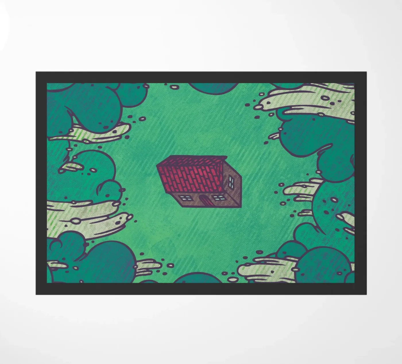 Away From Everything doormat by againstbound