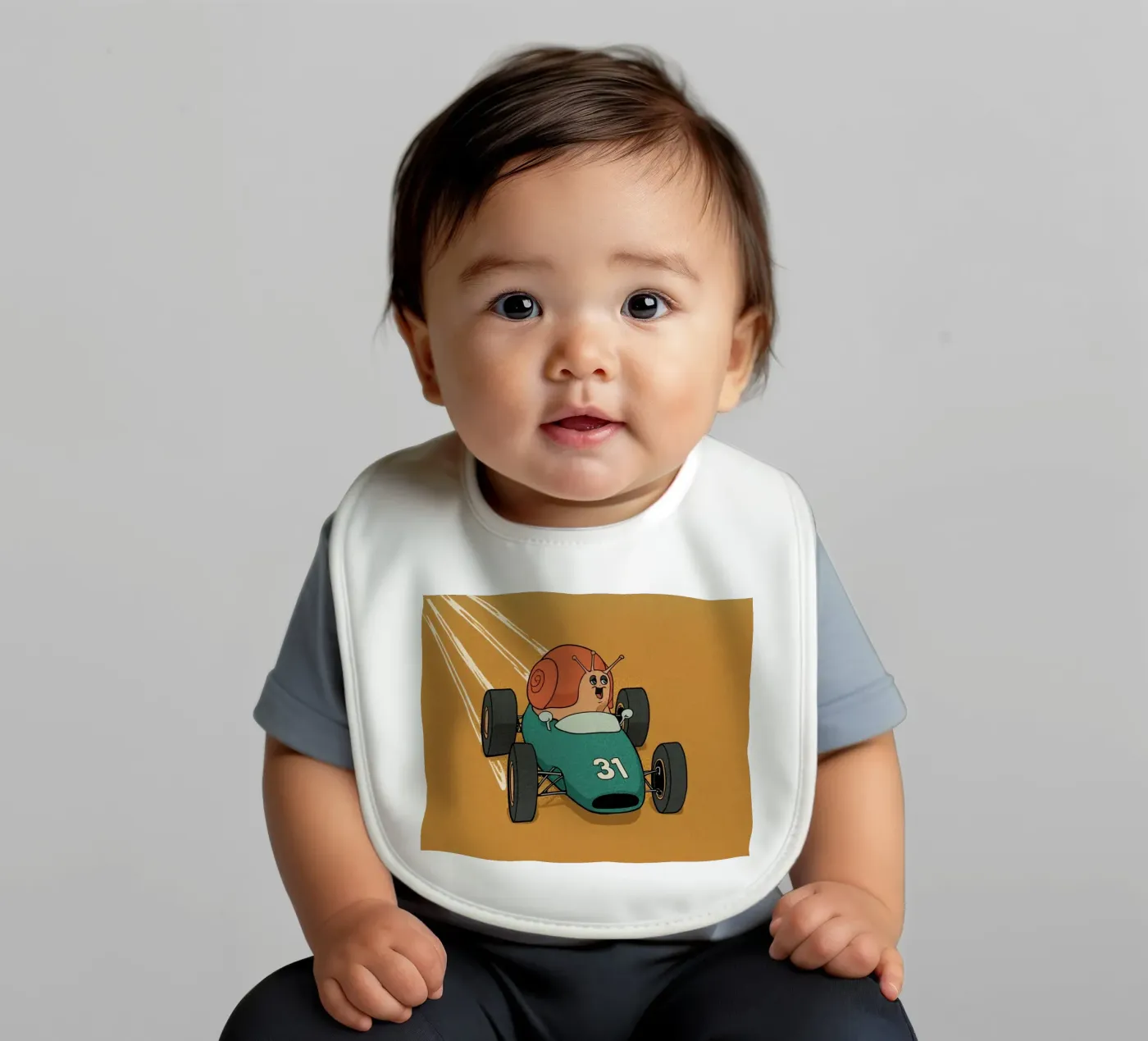 Escar-go! bavaglino da DesignDoodle