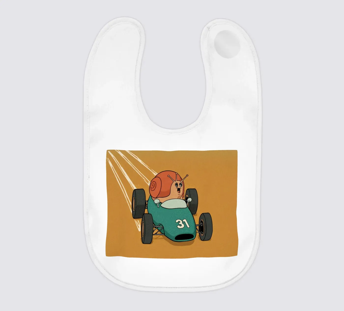 Escar-go! bavaglino da DesignDoodle