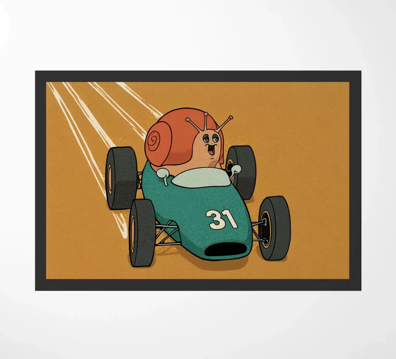 Escar-go! zerbino da DesignDoodle