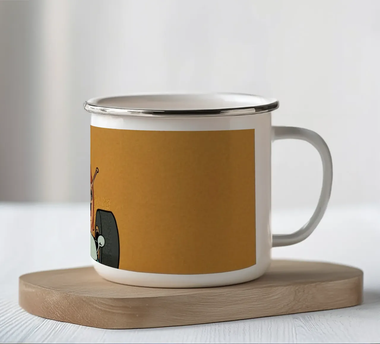 Escar-go! tazza in smalto da DesignDoodle