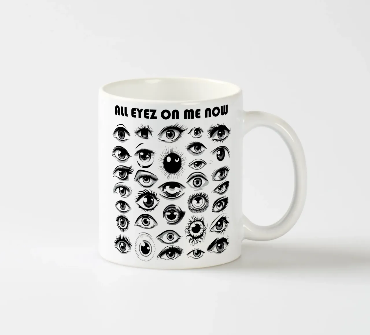 Tutti gli occhi su di me - All Eyez On Me Now tazza in ceramica da Autofocus