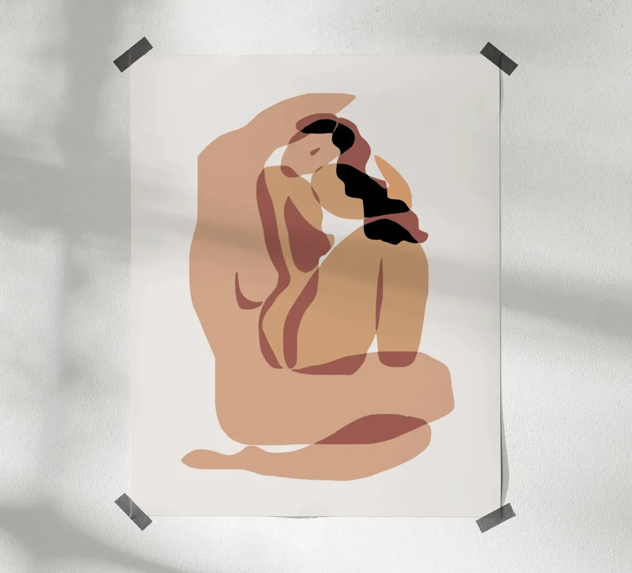 Beige nudo 07 poster da Little Dean