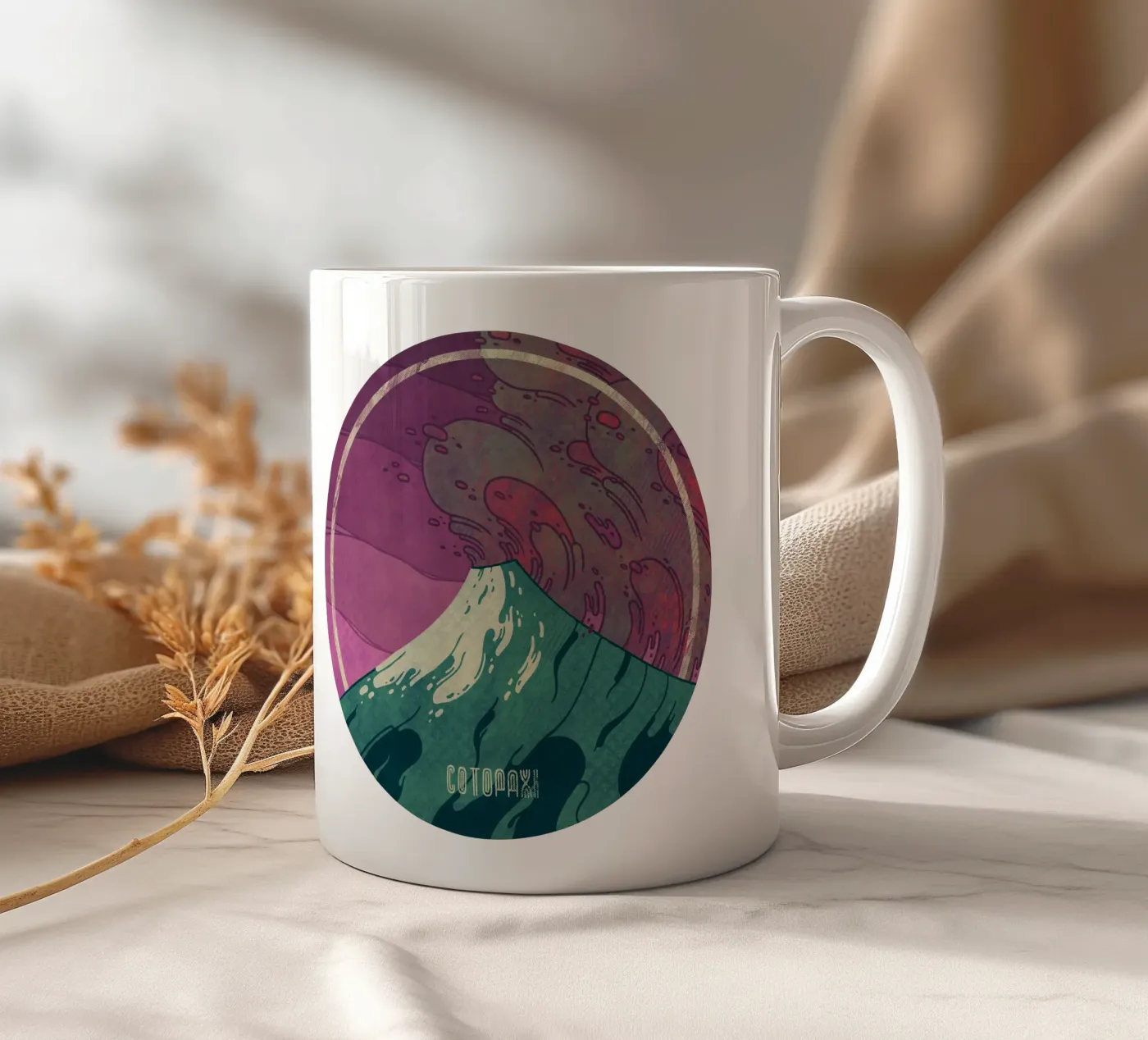 Cotopaxi ceramic mug by againstbound