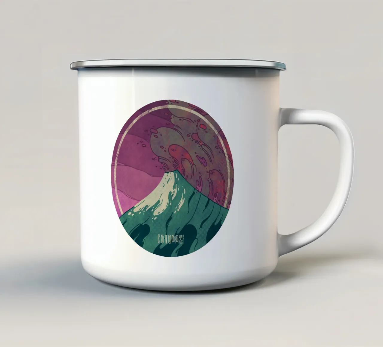 Cotopaxi tazza in smalto da againstbound