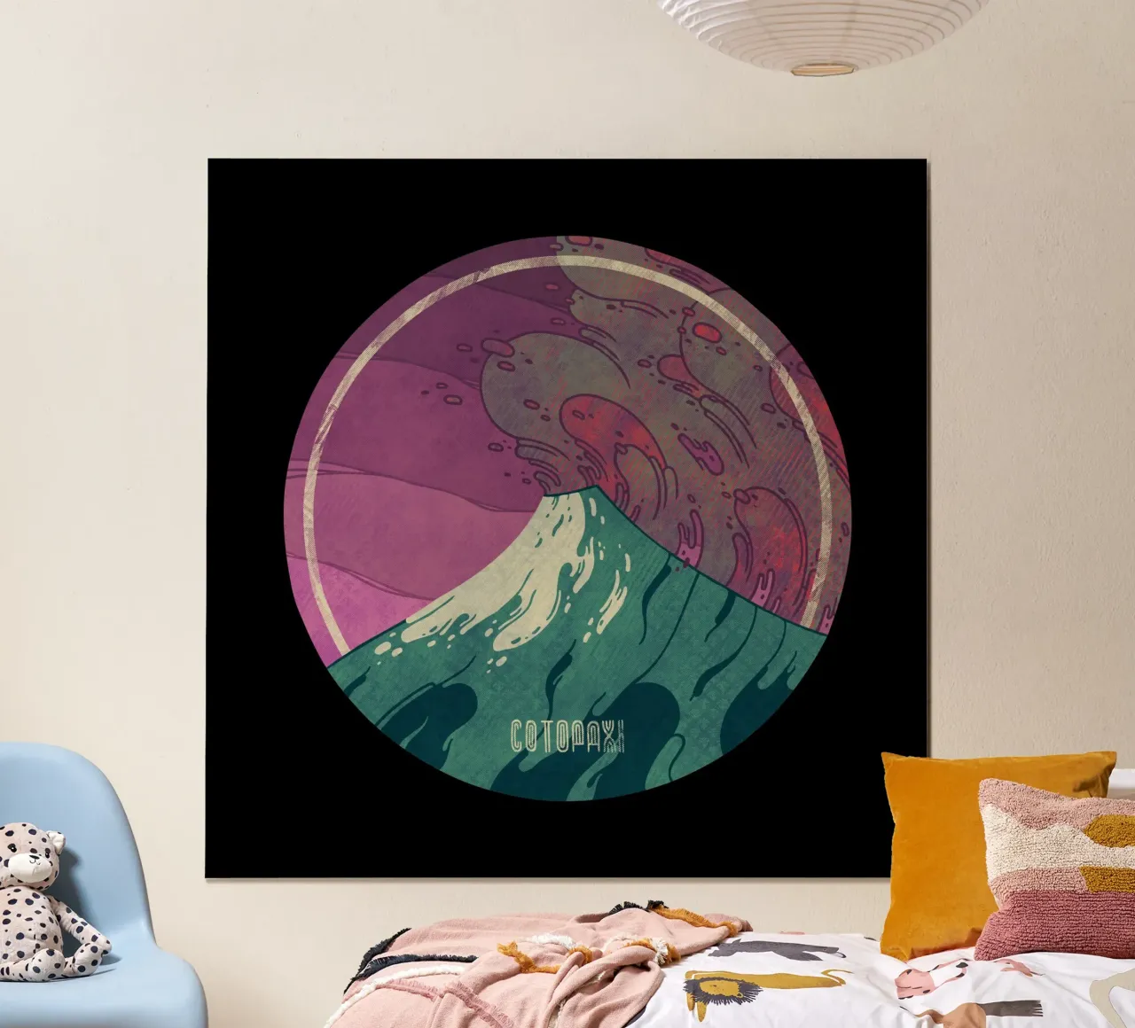Cotopaxi poster con telaio in legno da againstbound
