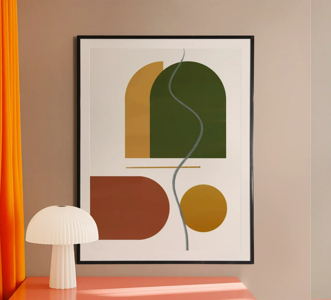 The Fall Edit - Abstrait automnal hahnemühle de KHouse Studio