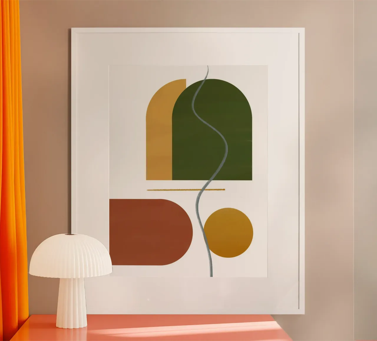 The Fall Edit - Abstrait automnal hahnemühle de KHouse Studio