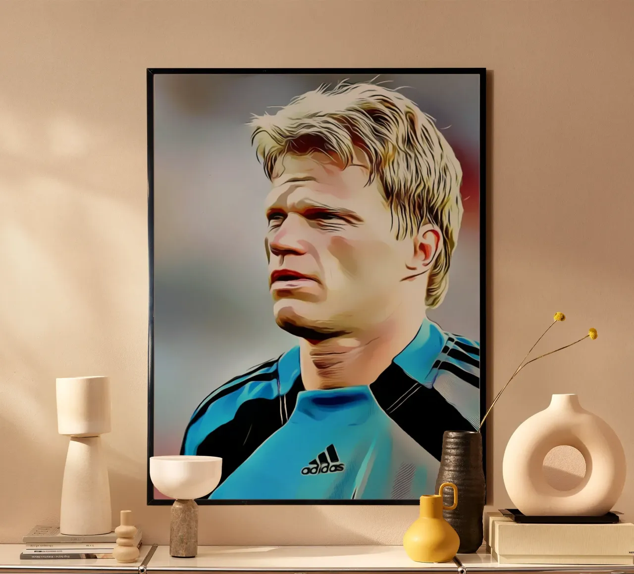 Oliver Kahn poster con telaio in plastica da dark eagle