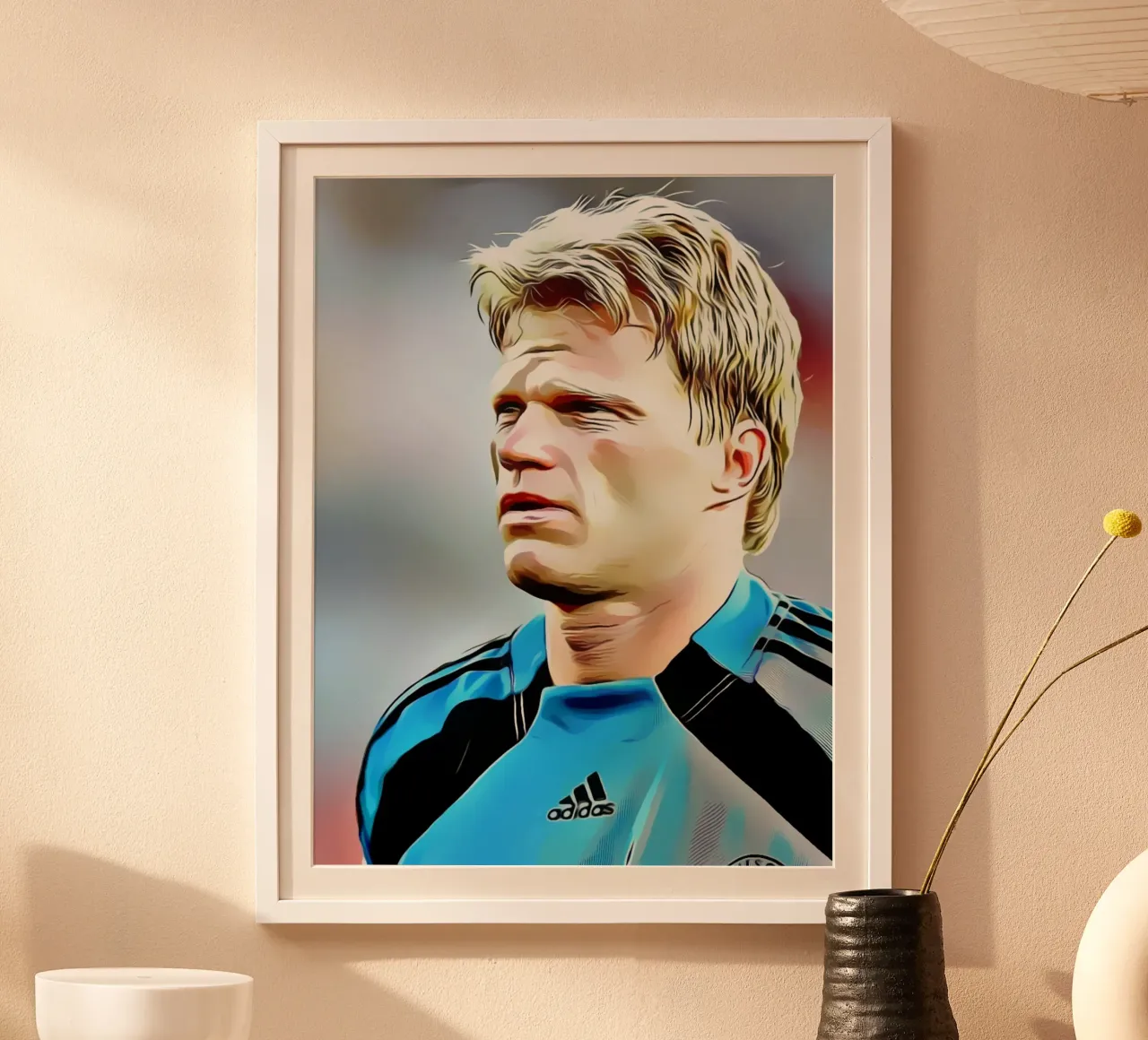 Oliver Kahn poster con telaio in plastica da dark eagle