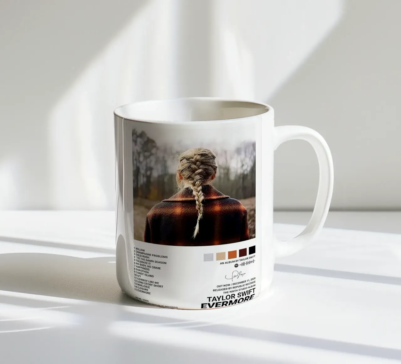 Taylor Swift Evermore tazza in ceramica da Roronoa7