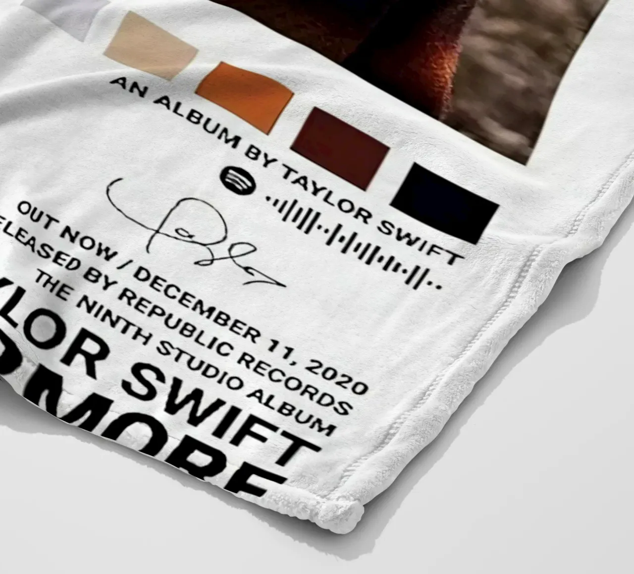 Taylor Swift Evermore coperta in pile da Roronoa7