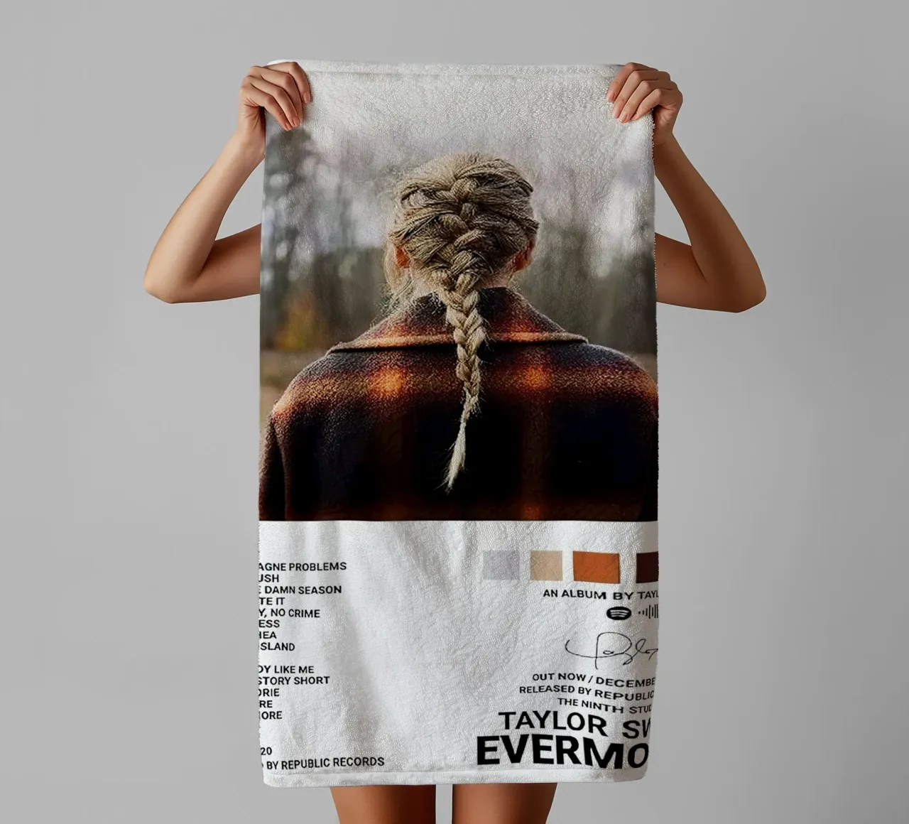 Taylor Swift Evermore asciugamano da bagno da Roronoa7