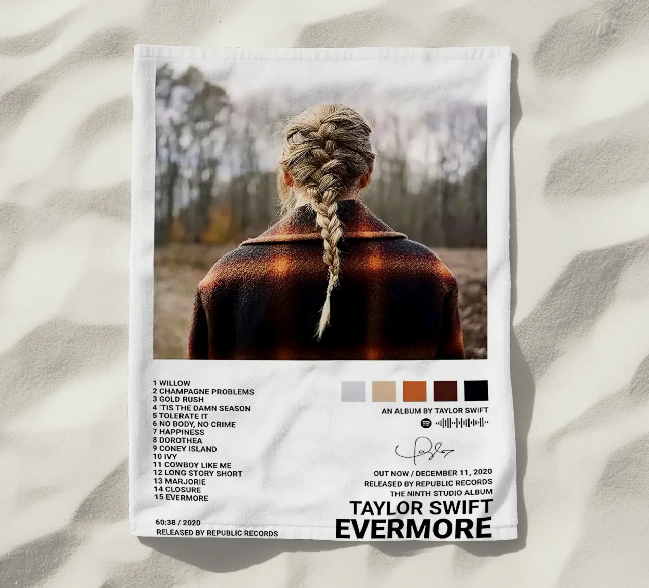 Taylor Swift Evermore telo mare da Roronoa7