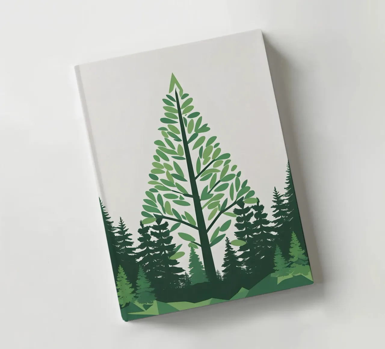 Pine Tree Triangle notebook by Botanical Gallery