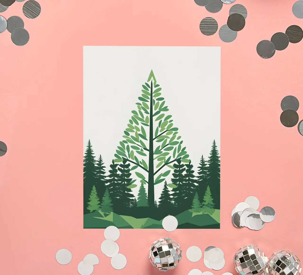 Pine Tree Triangle sticker by Botanical Gallery