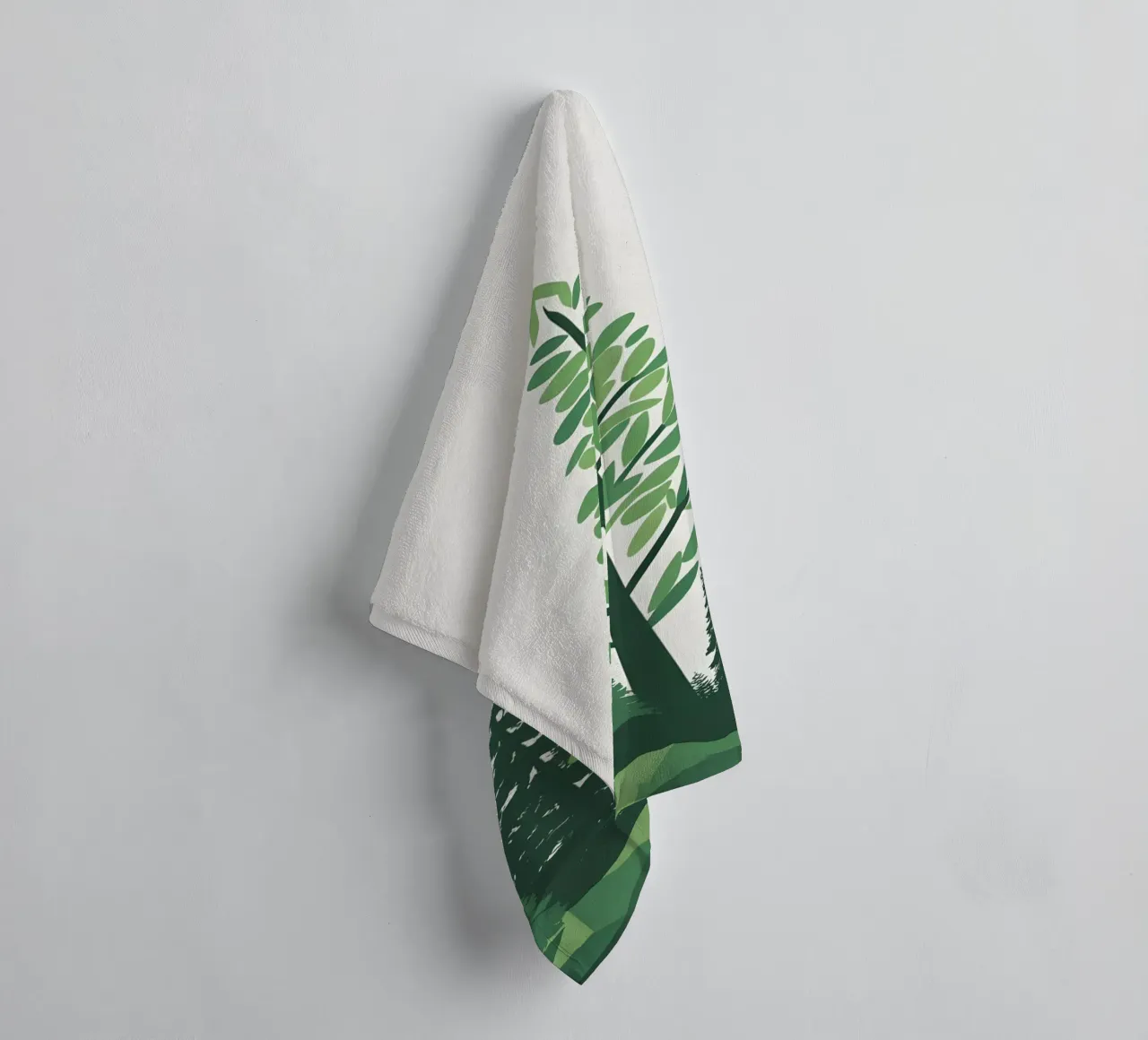 Pine Tree Triangle towel by Botanical Gallery