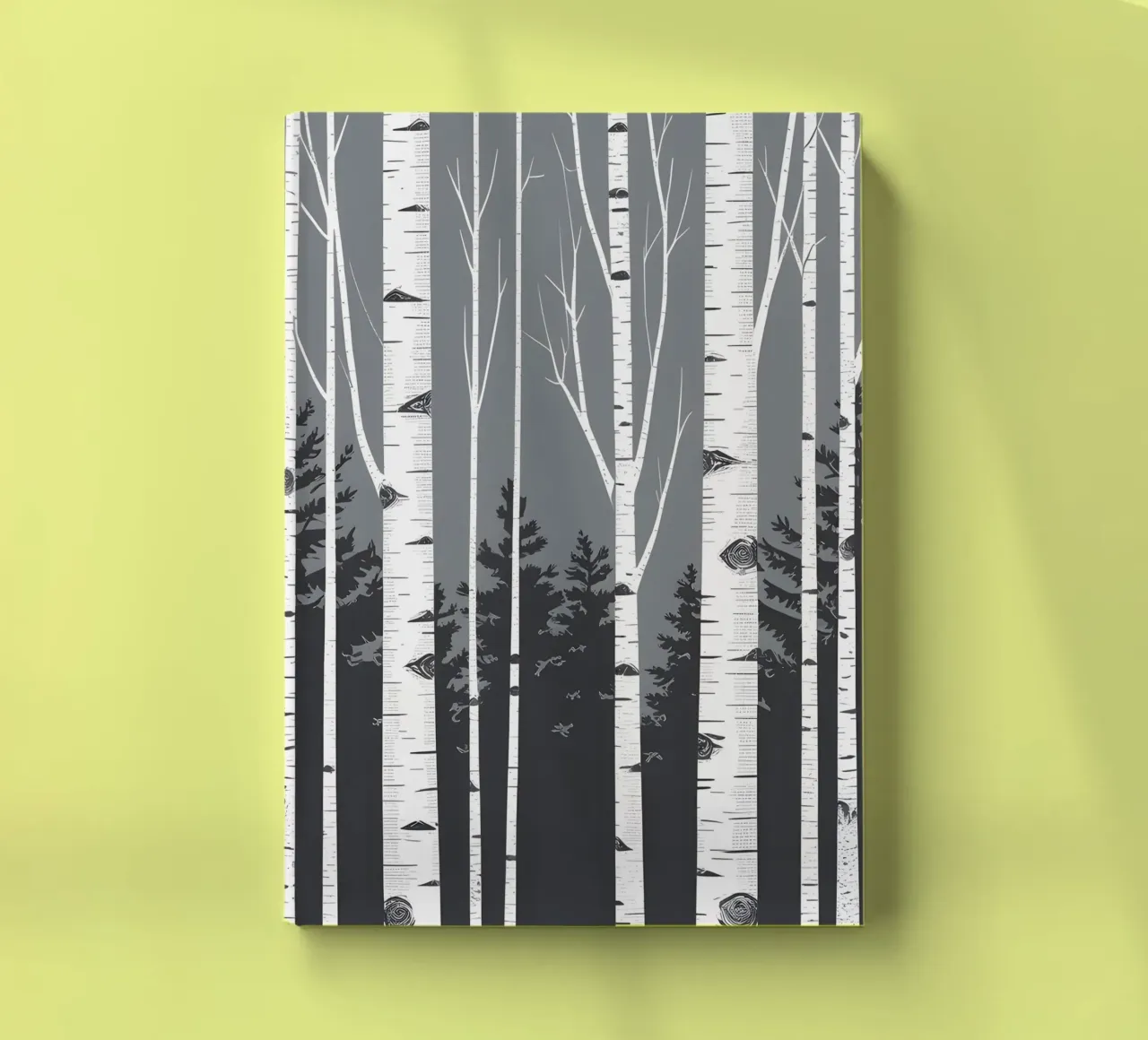 Birch Tree Trunks notebook by Botanical Gallery