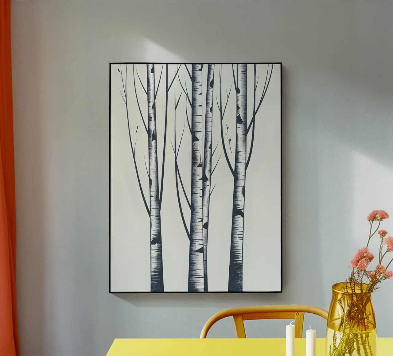 Troncos de abedul metacrilato de Botanical Gallery