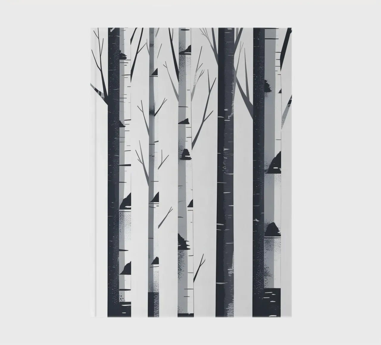 Birch Tree Trunks notebook by Botanical Gallery