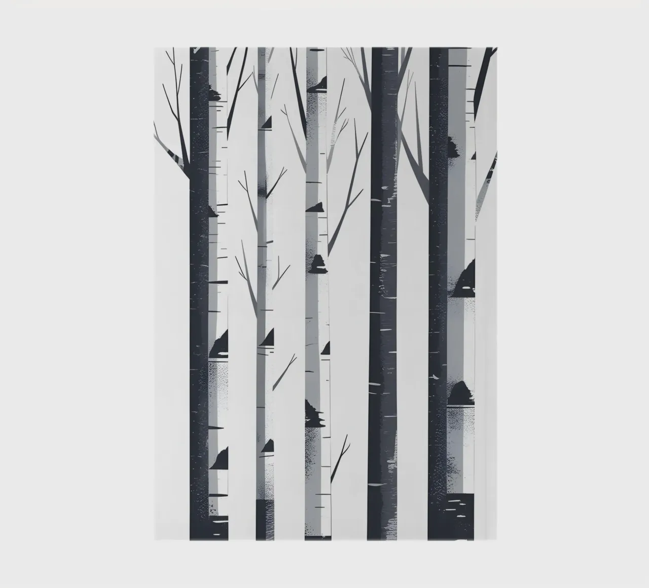 Birch Tree Trunks notebook by Botanical Gallery