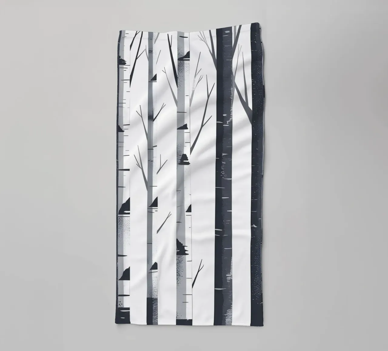 Birch Tree Trunks towel by Botanical Gallery
