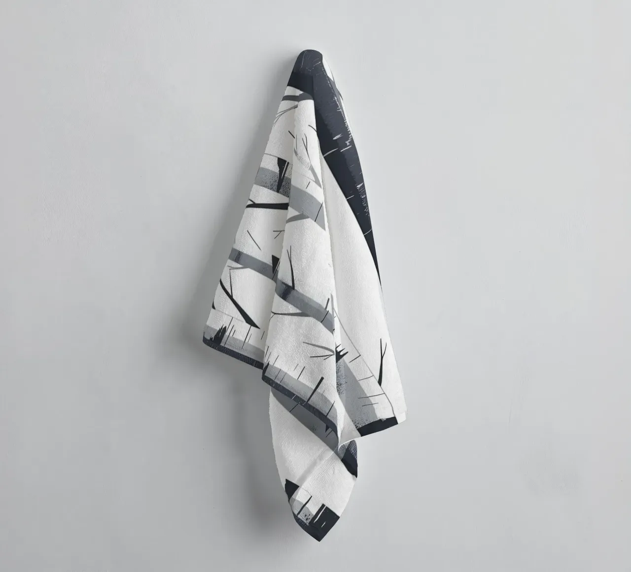Birch Tree Trunks towel by Botanical Gallery