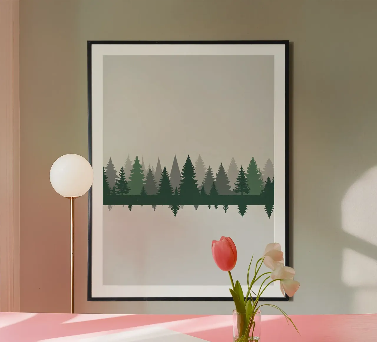 Foresta astratta poster da The Green Room