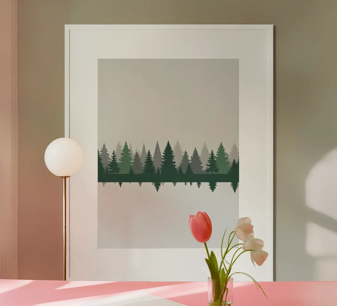 Foresta astratta poster da The Green Room
